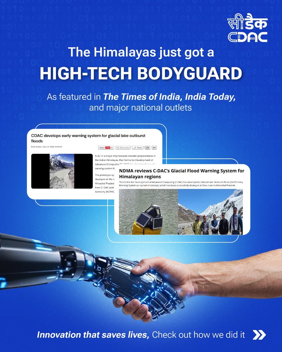 C-DAC India tweet media