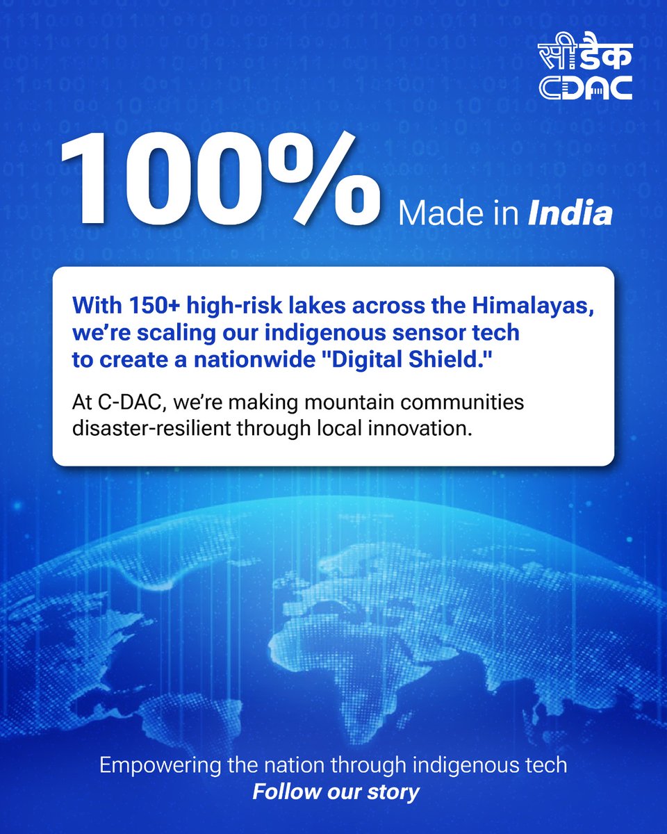 C-DAC India tweet media