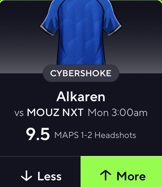 OMNIA_BETS's tweet image. Alkaren (Awper) O 9.5 Hs 🔥

Dudes been averaging 6 per map. I think mouz applies pressure so he’ll see more rifle rounds than usual. 

@OMNIA_BETS 

#Prizepicks #CS2 #CSGO #GamblingX