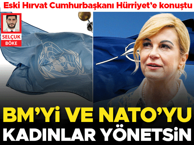 Hurriyet's tweet photo. Eski Hırvat Cumhurbaşkanı Hürriyet’e konuştu… BM ve NATO’da kadın lider zamanı geldi

🖊️@Selcuk_bk haberi...

https://t.co/OqSW7rLUDc https://t.co/IgsE3zXA68