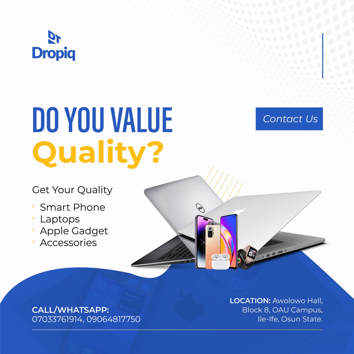 TheSalmanSD's tweet photo. Part 1: Dropiq Technologies - Throwback to designs I created 4 years ago 📷📷

It’s amazing to see how far I’ve come—growth, consistency, and learning never stop 📷

#designlord #SD #TheSalmanSD #successdesign #DesignJourney #graphicdesign #nigeriancreative #NaijaCreatives https://t.co/74YrK2sdSz