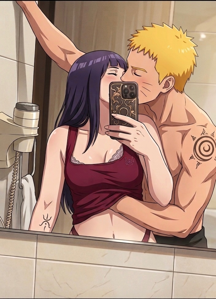 🍥 : Let’s stay right here. The world can wait, but I can’t.

#Naruhina