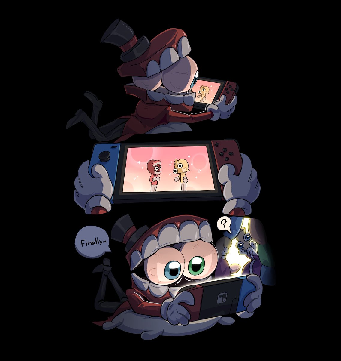 MaskPoka's tweet image. Hehe  🎮
#caine #kinger #royalteeth #TADC