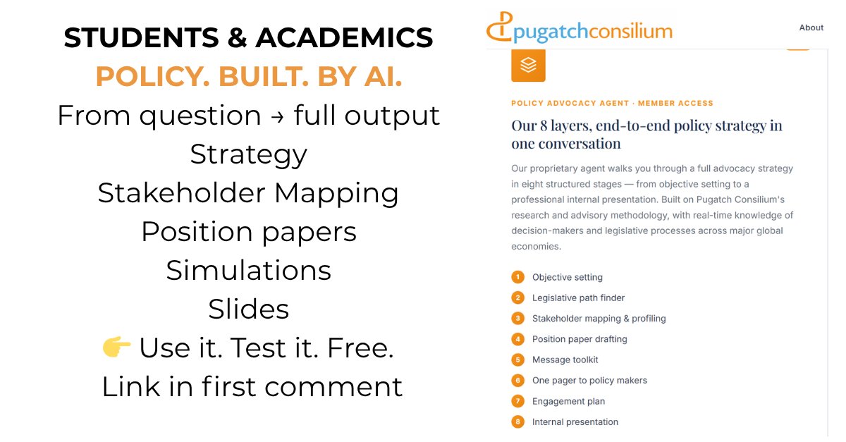 MeirPugatch's tweet photo. #AI #ArtificialIntelligence #Policy #PublicPolicy #Innovation #Data #DigitalTransformation #Students #Academia #Research #HigherEducation #PolicyStudents #FutureLeaders #Tech #AIforGood #Analytics #Strategy #ThoughtLeadership #Startups #InnovationEconomics #PugatchConsilium https://t.co/ef2F3ovH6L