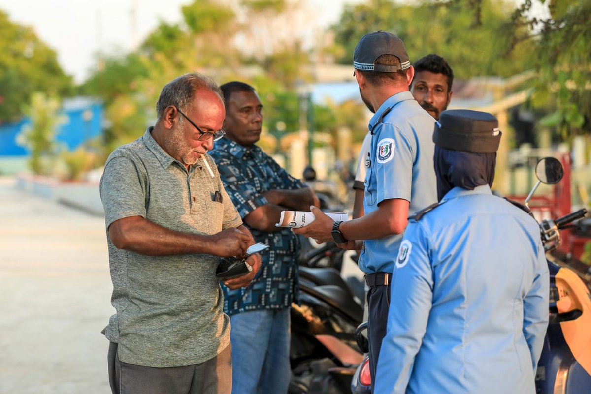 Maldives Police tweet media