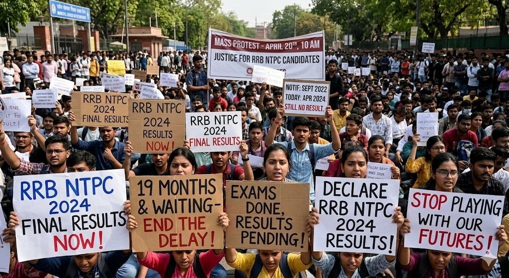 AnkitMeena32806's tweet photo. #declare_rrbntpc2024_result With profound respect, we request the immediate announcement of RRB NTPC 2024 examination results for the welfare of deserving candidates. Aspirants have invested months of dedicated preparation and await the crucial outcome. @RailMinIndia @RailTel https://t.co/TXEqTS0Jkj