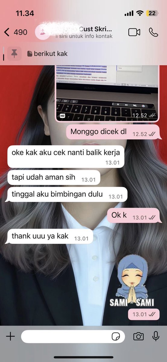 REAL TESTIMONI 🤭💗
yang lagi pusing di skripsi Bab 1, sini merapattt‼️

langsung cusss 👉 wa.me/6281237459803
no ribet, tinggal terima beres 💅✨

trusted sejak 2019 😌💗 #zonauangㅤ