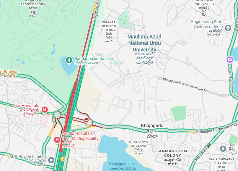 CYBTRAFFIC's tweet image. Gachibowli Traffic PS 🚨

Traffic movement is slow at Nanakramguda towards Gachibowli ORR. Commuters are advised to plan their travel accordingly and expect delays.

#TrafficUpdate #GachibowliTraffic #DriveSafe