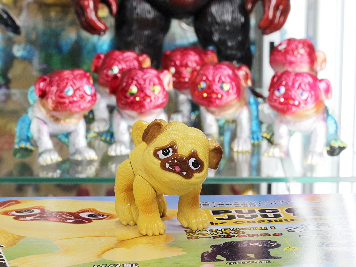 ベネリック製 カプセルトイ パグ獣 the CAPSULE INU KAIJU 全6種 1回