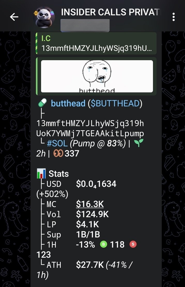 InsiderCalls28's tweet image. 📣 WATCH OUT 📣 
$BUTTHEAD
CA&amp;gt;&amp;gt;

13mmftHMZYJLhyWSjq319hUoK7YWMj7TGEAAkitLpump

#Solana #Memecoin #Crypto #Degen #PumpFun #AlphaCalls #SolanaMemeCoin