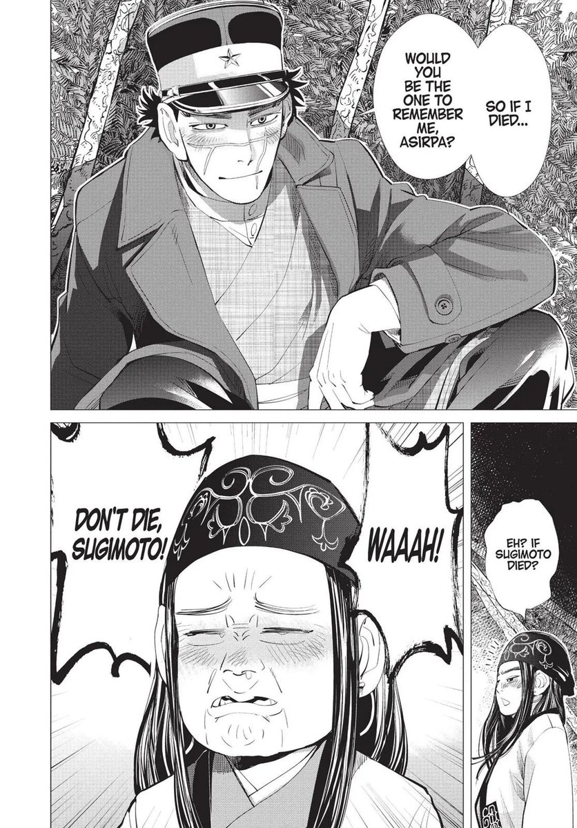 daily golden kamuy panel | MAJOR SPOILERS FOR GK tweet media