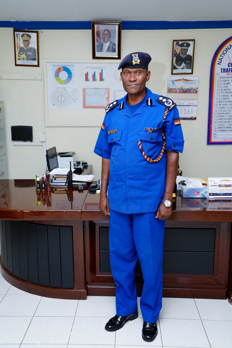 PoliceKE's tweet image. #MCM

​Meet Dr. Fredrick O. Ochieng, Assistant Inspector General of Police and Commandant of the Traffic Department.

​Dr. Ochieng brings a strategic and informed approach to policing, backed by an advanced doctorate and extensive postgraduate studies in social sciences and