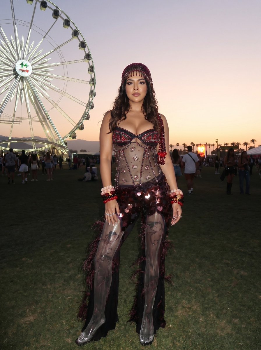 CharuRc22's tweet image. Did u like my this look ? 🫶🏻😍 #trend #cochella #charu #miuapp #ai #grok