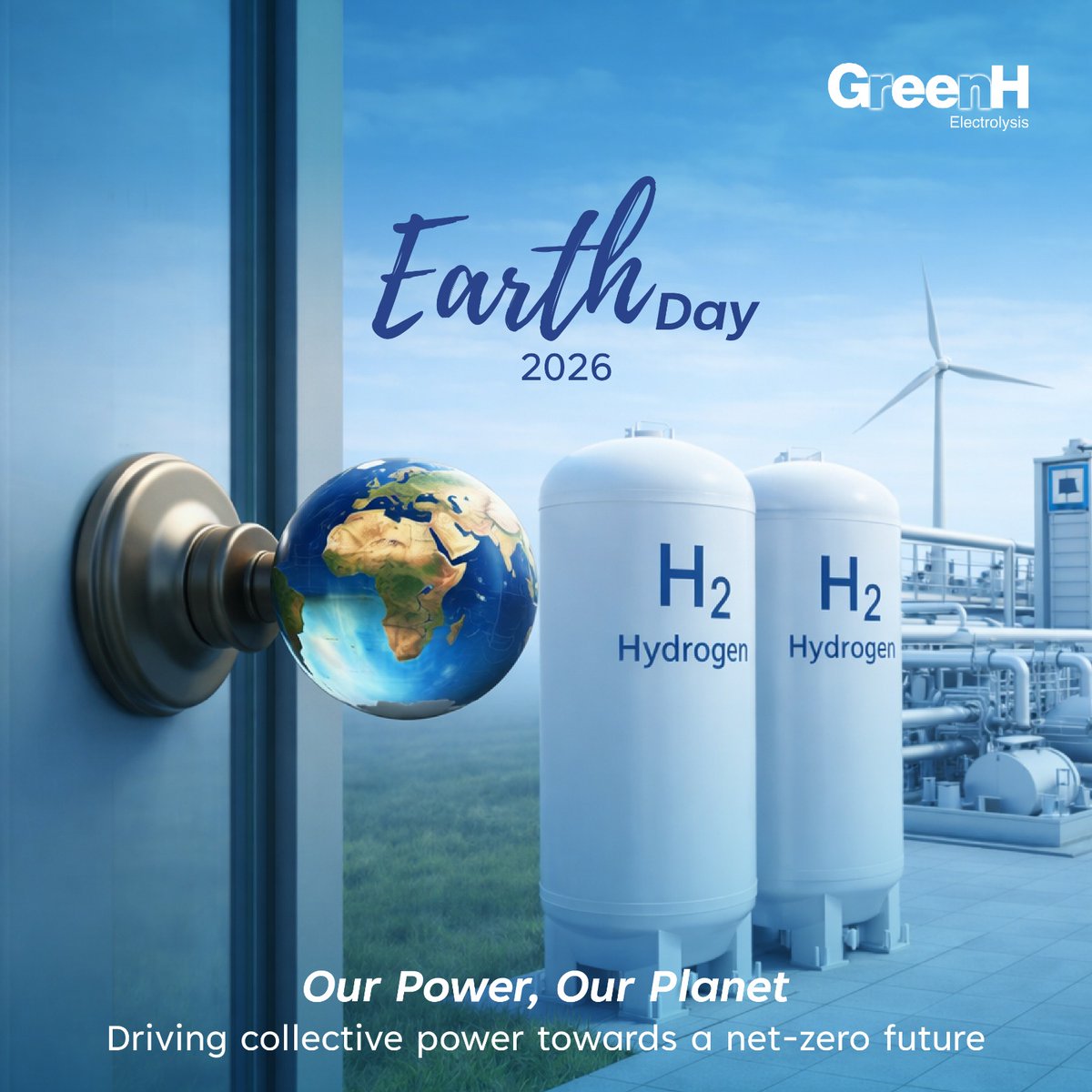 #EarthDay2026 highlights the importance of collective, everyday efforts in driving meaningful environmental progress. Be it communities safeguarding natural ecosystems or innovators advancing sustainable solutions. the power to protect our planet is in our hands. #GreenH