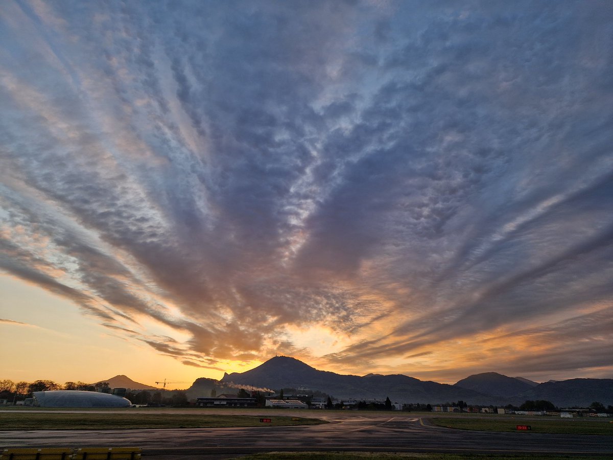 Wolkenlage @ work mit Gaisberg