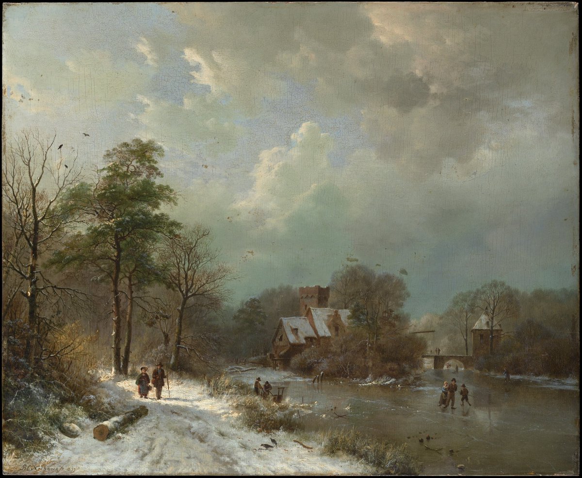 abigail200025's tweet image. Good morning everyone ☀️

“Winter Landscape, Holland” ~ Barend Cornelis Koekkoek 1833

#art #painting #landscape