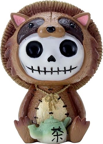 YunoHanae's tweet image. I just received SUMMIT COLLECTION Furrybones Tanuki Signature Skeleton in Japanese Raccoon Costume with Tea Pot from Savyris via Throne. Thank you! throne.com/magi #Wishlist #throne