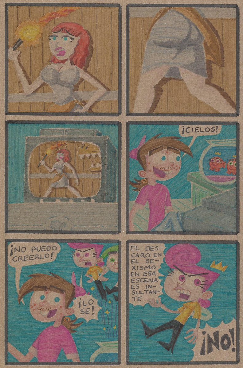 CosmiusS's tweet photo. ¡Buenas noches a todos! Al fin he logrado culminar un cómic que inicie hace casi 10 meses. 
CONTEXTO: Vi un dibujo de Vicky conejita y dije "¿Por que no hacer algo con esto?" y lo hice.
Probé un estilo sin delineados, no me gusto mucho el resultado, pero igual, juzguen ustedes. https://t.co/IxHUkRVuW6