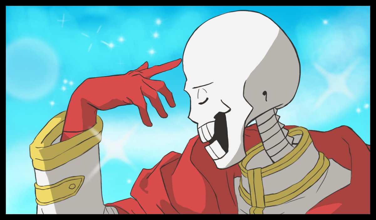 Sophtoart's tweet image. In 2025, I had The Great #Papyrus pose and cosplay as Himmel The Hero #undertale #Frieren Version 1 is with his colours