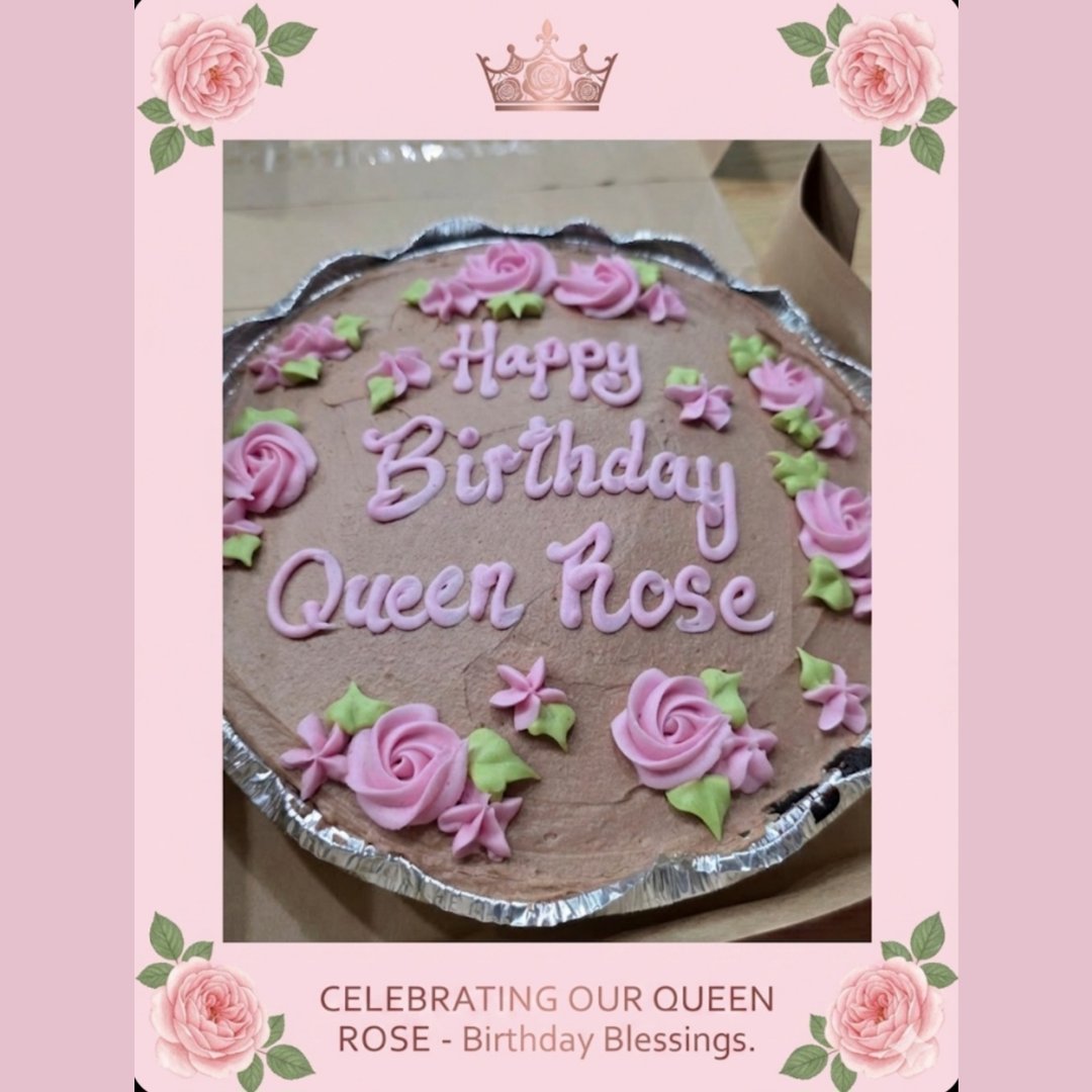 BrokenRoese's tweet photo. Proof that I was actually living in the 
moment🌸 Found this in my camera roll and realized I hadn't shared my beautiful cake with you all yet🎂💖 One day just isn't enough to celebrate👑🌹 ​#BirthdayQueen. ​#LivingInTheMoment.  #PinkAesthetic. ​#BirthdayVibes. ​#FloralElegance. https://t.co/jHokIfzpRh