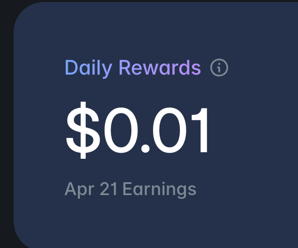 I've just made $0.01 daily rewards - will I make it? <a href="/MuddyRC/">RC</a>