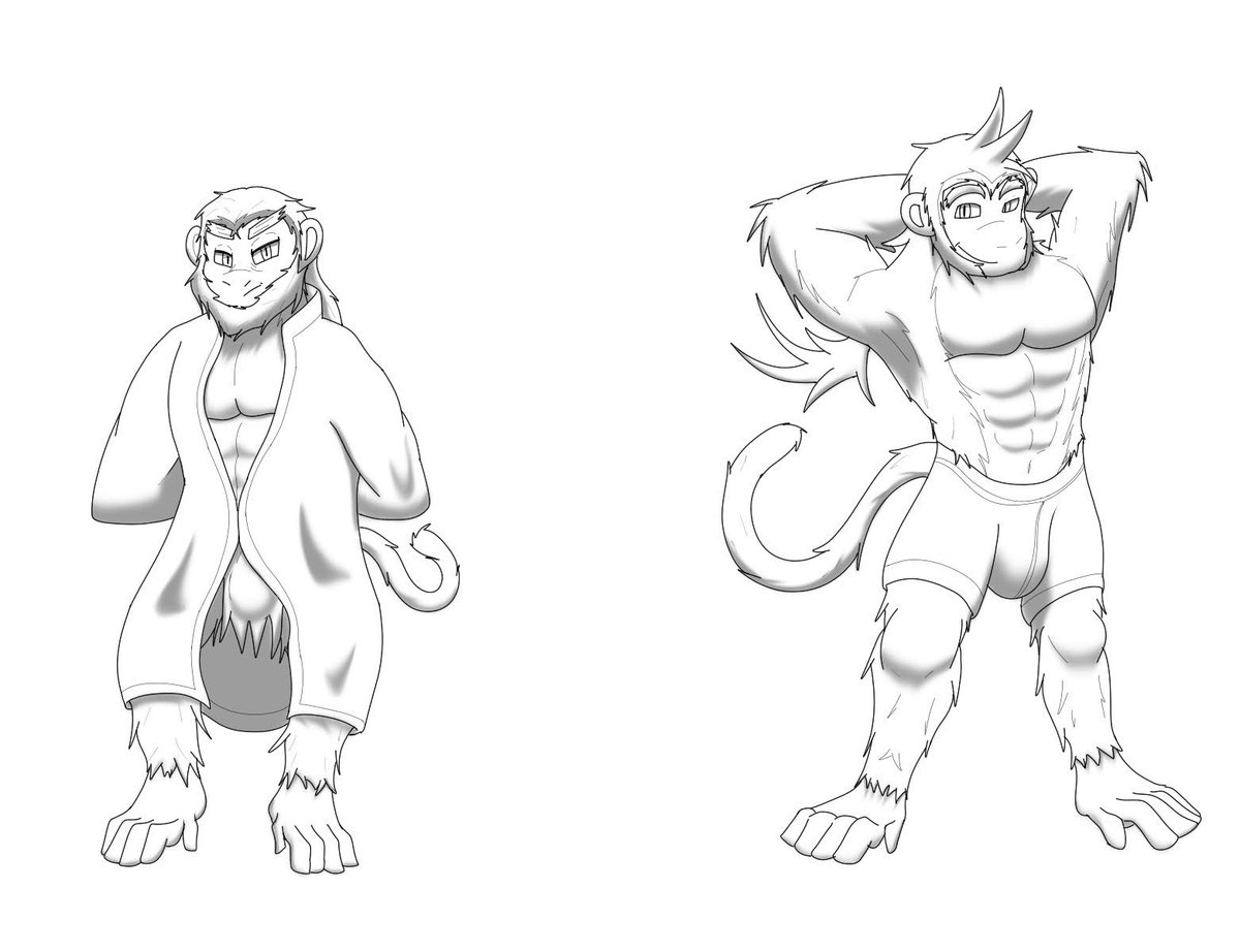 Monkey WIP

#furryartwork #digitalartwork