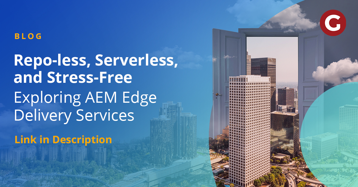 gspanntech's tweet image. 🚀 Launch lightning-fast sites—no repos, no servers.
Adobe’s Edge Delivery Services = speed, scale &amp;amp; simplicity.

Explore how 👉 na2.hubs.ly/H04YXn60

#AEM #Adobe #EdgeDelivery #Serverless