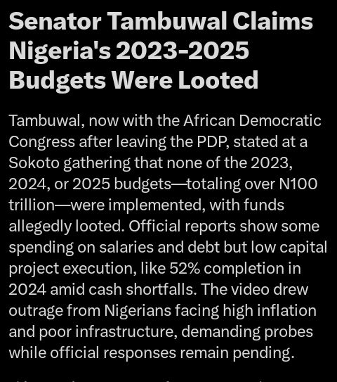 segeoncom's tweet photo. @FinPlanKaluAja1 "Where did all the revenue go?"

Someone who should know told us not long ago, didn't he? He was involved in budget passage and oversight, and couldn't have said so without having his facts. Plus, no one has come forward to debunk his claims. Are we still in doubt? https://t.co/BFEPaFC1KH