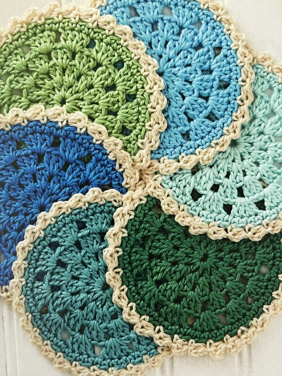 DDCrochetDesign's tweet image. Lacy crochet coasters add a delicate handmade touch to your table. A simple project that’s enjoyable to work on, they’re perfect for everyday use and for adding something pretty to your home 🧶🩵

dwcrochetpatterns.etsy.com/uk/listing/186…

#MHHSBD #craftbizparty #UKMakers #earlybiz