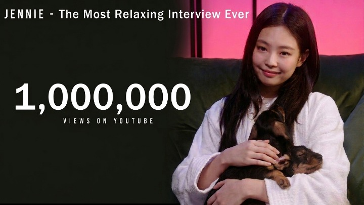 jnkstreams's tweet photo. [YOUTUBE] 4.20.26
@jennierubyjane's 'The Most Relaxing Interview Ever' video has reached Million views. Please make sure to like, leave positive comments, share and add it to your playlists.

🔗https://t.co/6ir2tWOXLg

#제니 #JENNIE @oddatelier @Jennie_HQ https://t.co/4wTs8qoNWy