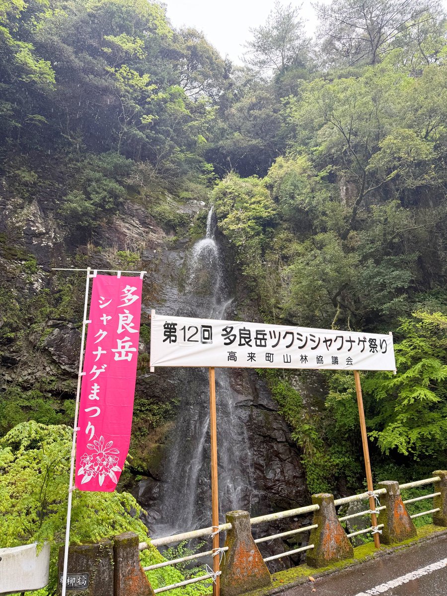 Katoryusho's tweet photo. 18日土曜日、高来町で開催された
「令和8年 多良岳・轟峡 山開き 及び 第12回多良岳ツクシシャクナゲ祭り」のオープニングセレモニーに参加しました。

多くの皆さまとともに、多良岳・轟峡の安全を祈願し、山開きの節目を迎えられたことを大変嬉しく思います。

#加藤竜祥 #高来町 #多良岳 #轟峡 https://t.co/lxM6A5Jelh