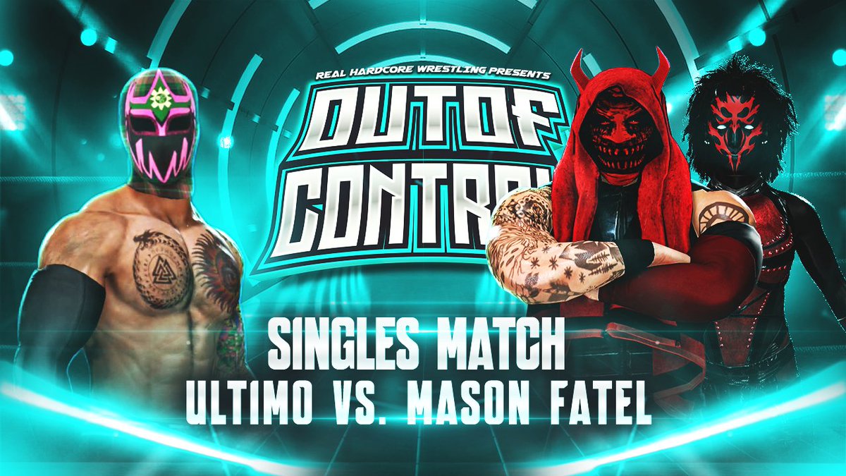 RHW_official's tweet photo. OUT OF CONTROL: SEATTLE IS SHAPING UP TO BE HUGE

@Ultimo_CAW is in action as Selene unleashes the Demon King, @MasonFatal, upon the RHW Universe.

@SillChance vs @TheeGlowStruck — if Mike wins, he’s added to the Universal Championship match at HardcoreMania.

The #1 contender for the Undisputed World Championship, @RealSeth_Raven, is in action against KSF member Mercer Hoslow.

HARDCOREMANIA MAIN EVENT IMPLICATIONS

Who will challenge Trixie for the Women’s World Championship?

@BrinaStorey or Amber Yung?

#RHW #OutOfControl #HardcoreMania #Wrestling #Seattle