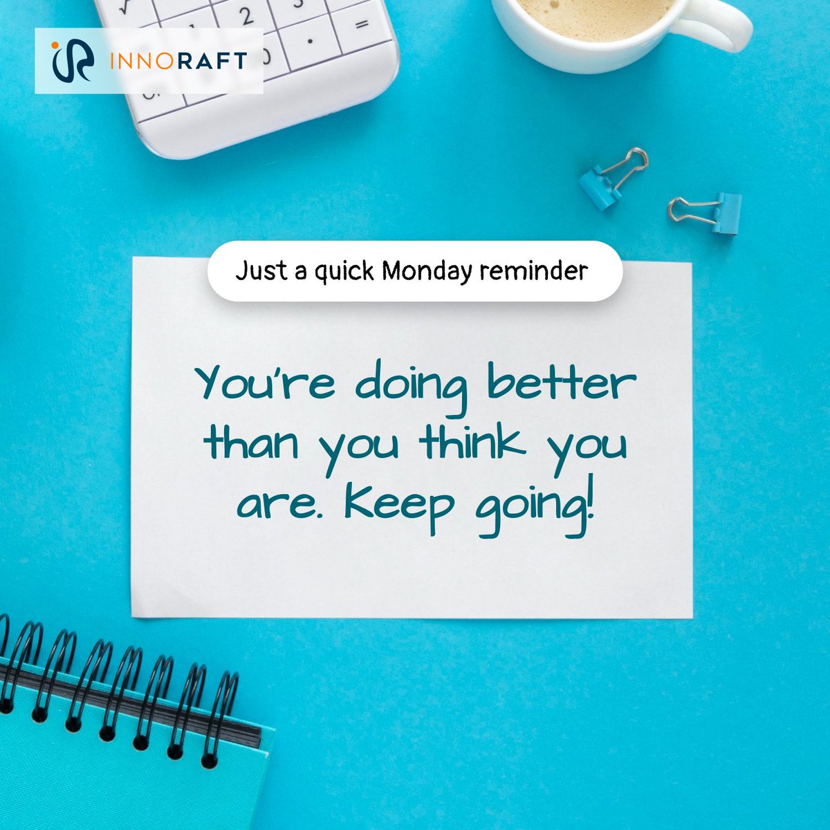 innoraft's tweet photo. Progress isn’t always obvious, but it’s there.
Keep showing up.
#MondayMotivation #KeepGoing #Growth #Mindset #Innoraft https://t.co/SvTXxqXtr5