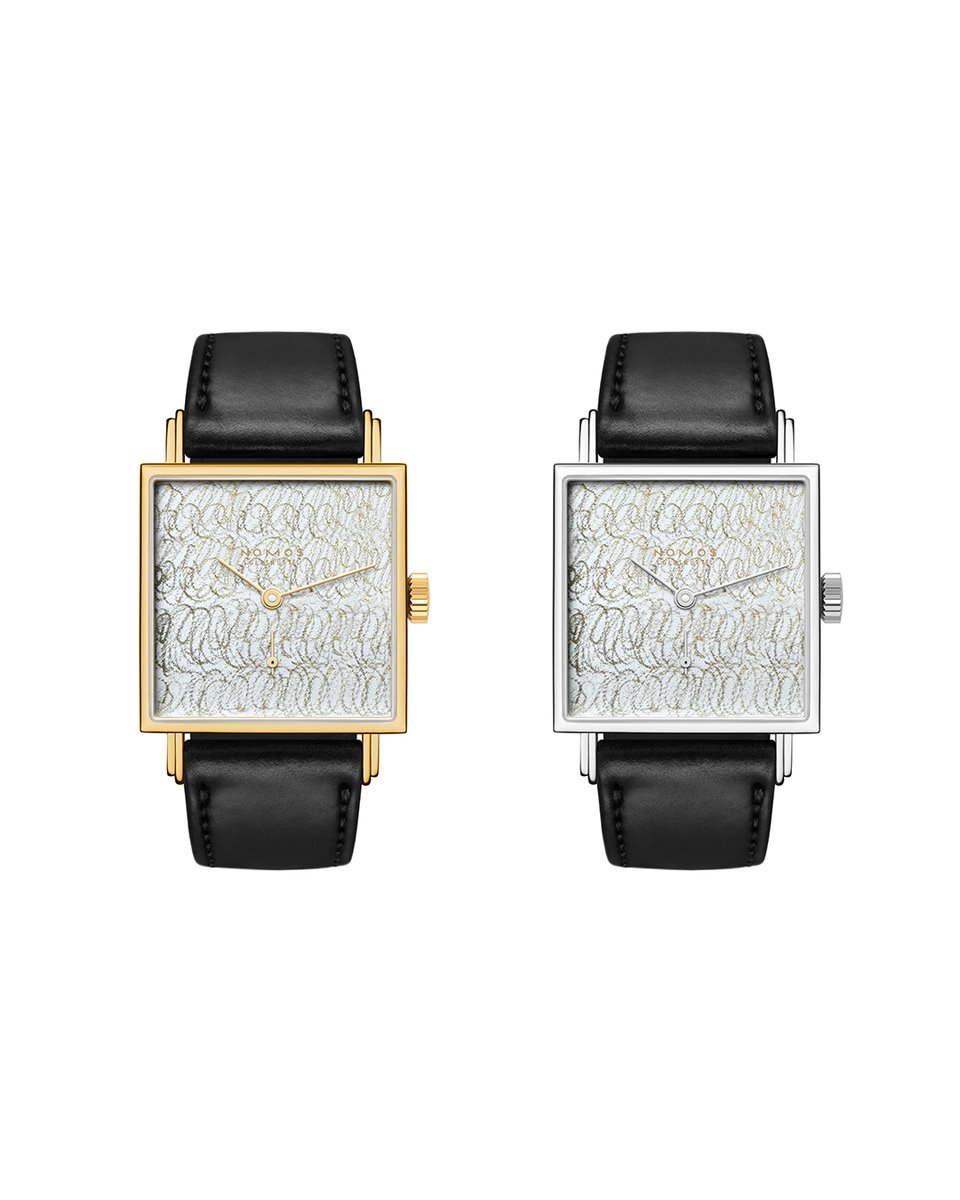 nomosglashuette's tweet image. Twice #Unique from #NOMOS Glashütte: Scribble, shown here on #Tetra. Using her finest engraving tools, German jewelry artist and master goldsmith Saskia Licina has hand-engraved flowing loops into the brass dials, coated with ruthenium and silver.

#nomos #twiceunique #wwg26
