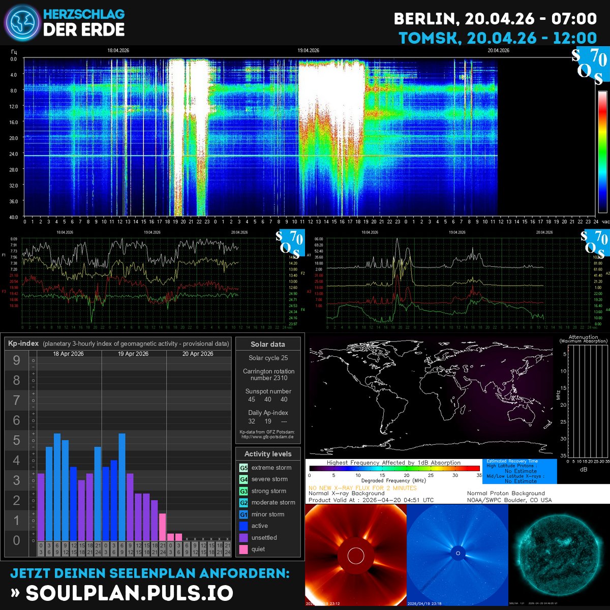 SchumannBotDE's tweet image. 🌍✨ Today's cosmic waves amplify transformation! Feel the Earth's heartbeat rise—your inner compass aligns with solar power. Trust the rhythm of becoming. 🔥💫 kompass.herzschlag-der-erde.de #CosmicEnergy #Schumann #SolarPower