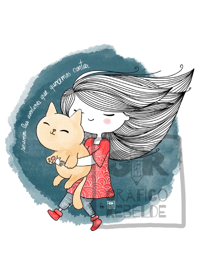 graficorebelde's tweet image. Seamos las aventuras que queramos contar. Café y al lío!

#watercolor #ink #DrawingFeelings  #CuteDrawing #handdrawing