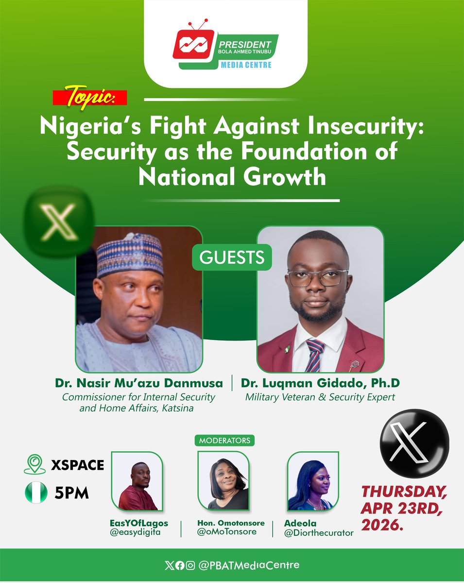 President Bola Ahmed Tinubu Media Centre tweet media