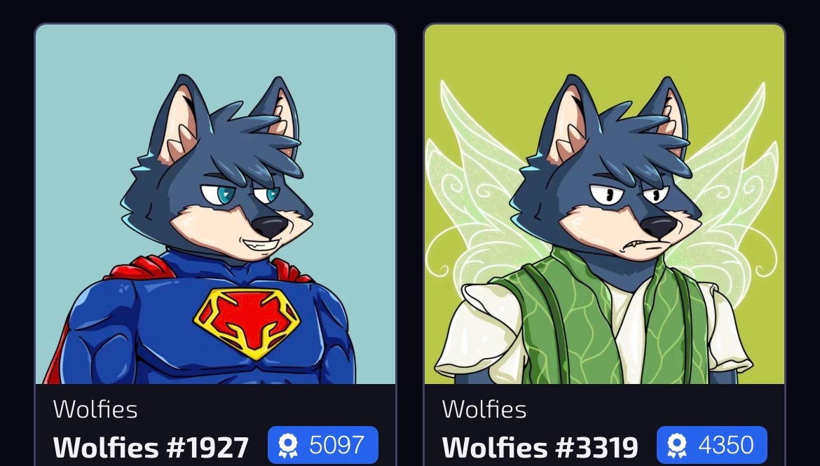 Good Morning ☀️ 

This is my <a href="/wolfswapwolfies/">Wolfies</a> Collection but I want to get it a Little Bit smaller! 

If any of them are interesting for You, just Let me know in the comments and we can work out a good deal for each one. 

Offers Are welcomed! 

Don’t be shy and especially don’t