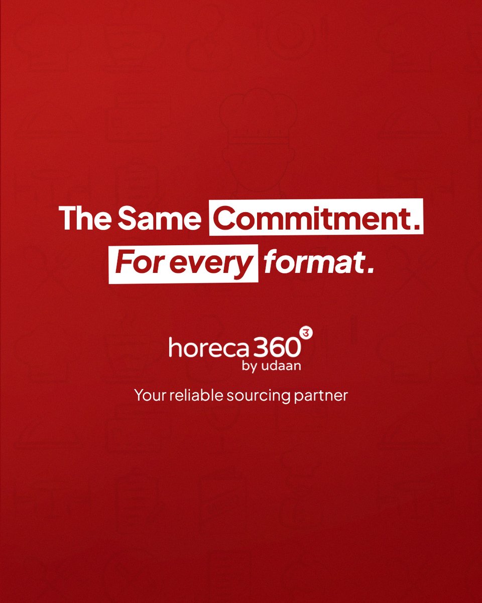 horeca360byudaan tweet media