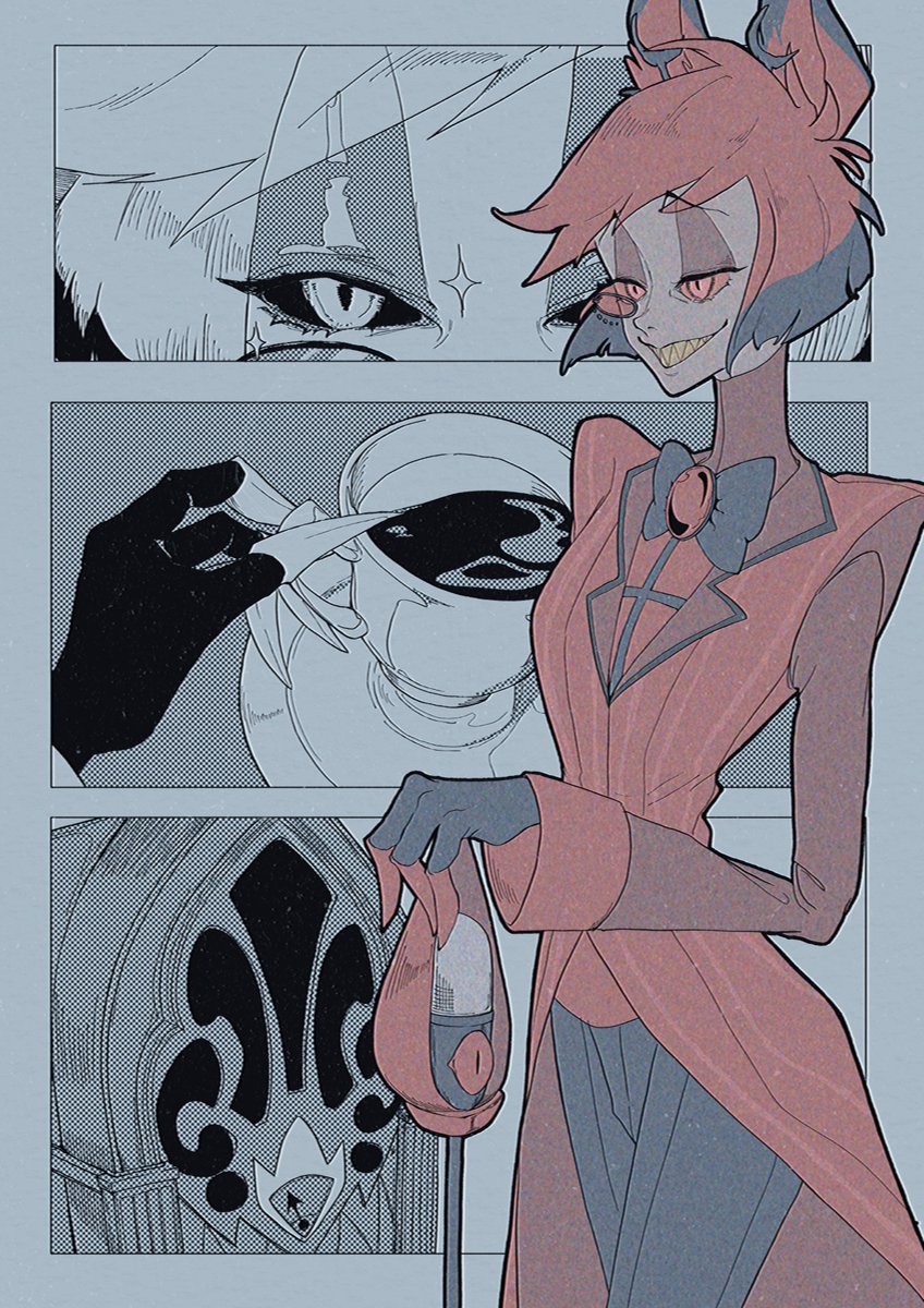 ill_akui's tweet photo. coffee break☕️⟡.·

 #alastor #HazbinHotel https://t.co/qDHtiDGZJd