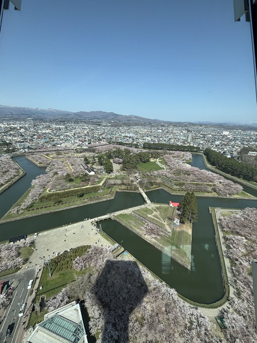 chieko1417's tweet photo. HISASHIくんは五稜郭タワー前 https://t.co/dvuYHNSpII