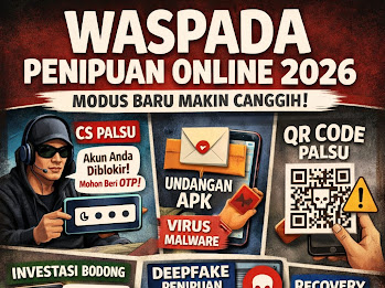 tetap waspada aja ya guys, nih makin banyak penipuan online loh.. modusnya sangat beragam. jangan pernah klik link sembarangan ya guys! 
Profesional Lawan Kriminalisme
#BersamaBerantasKejahatan