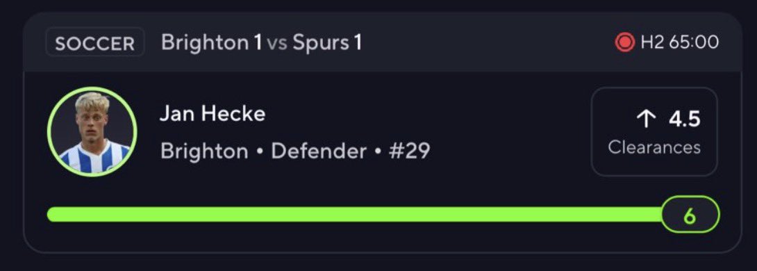 FreezyBets's tweet photo. CASH POTD! 🔥✅

42-5 RECORD ON POTD CONTINUES! 

WHO TAILED? WHO WANTS ANOTHER ONE? 👀🚀

#PrizePicks #GamblingX #SOCCERPOTD https://t.co/7eniwN29ho