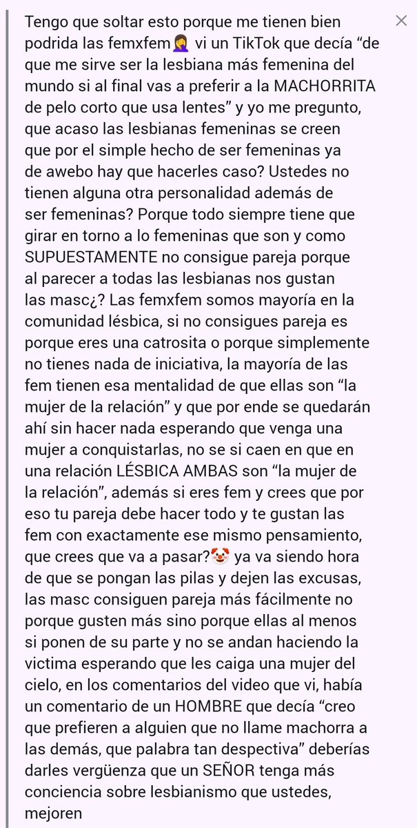 Que feo que incluso en nuestra propia comunidad sean así☹️ 🐞