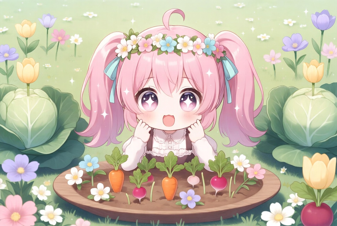 oauec's tweet photo. 春の漢字はかくれんぼしているよ🔤

はたけの中に芽の文字みつけた🌱
キャベツの中にも菜がかくれてる🥬

お皿の上で花の文字がひらくよ🌸
ことばがぐんぐん生きて見えてくる✨

文字と野菜がいっしょに育つ世界🌿
見るたび新しい発見がぽんと出る🔍

#春の漢字 #言葉あそび #自然観察 https://t.co/EwwPm1RqnF