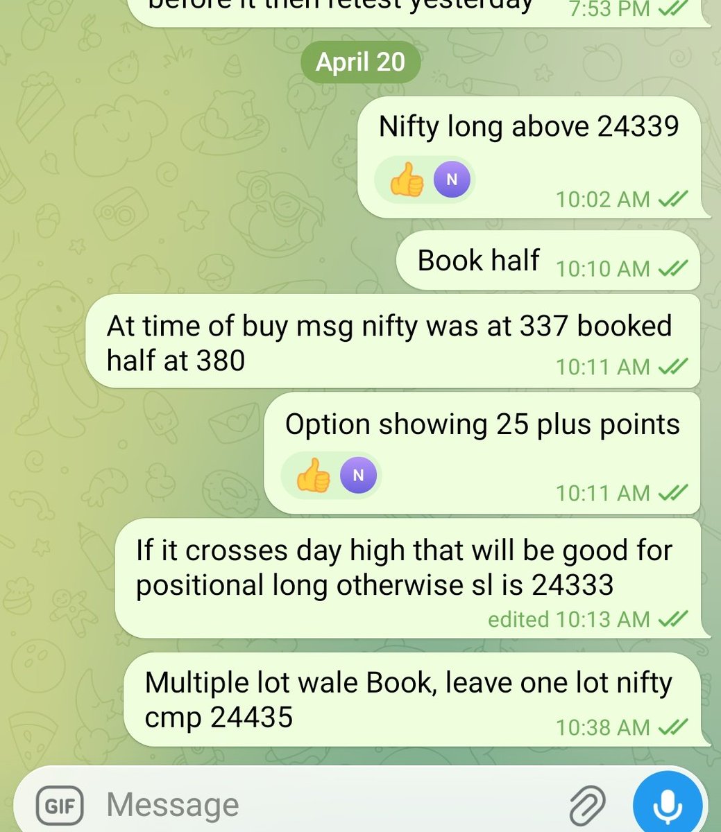 vikas_astrofin's tweet image. Jai shree ram to all 🙏🙏
Coming back to work
4 - 5 trades in last 3 days all profitable
Itc call went 2.5x, given on Thursday 2.30 pm, booked at on Friday morning
Nifty long trades on Friday&amp;amp; today 
All good profits 💰 💰 
Jai shree ram 🙏🙏
#StockMarket #Nifty #banknifty