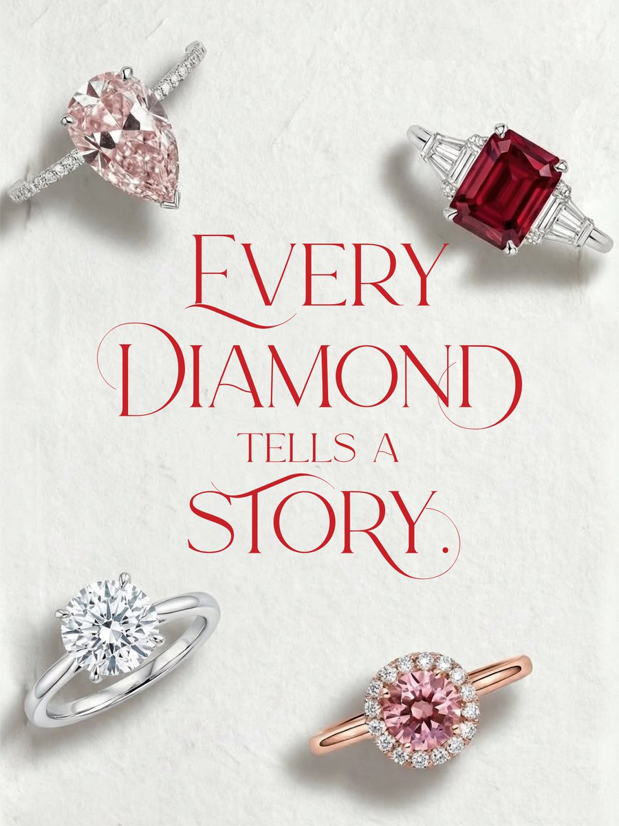 shashvatjewelss's tweet image. Every diamond holds a moment, a memory, a meaning. 💍✨

#ShashvatJewels #DiamondStory #FineJewelry #EngagementRingInspo