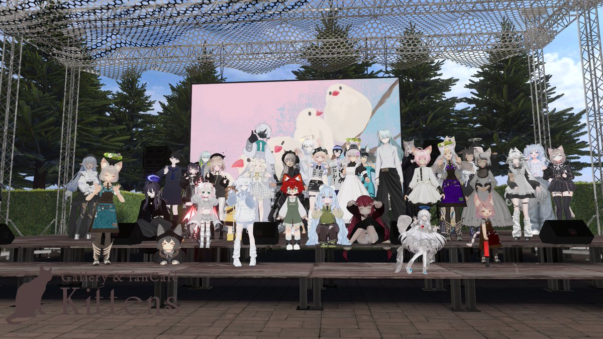 guratanmina's tweet photo. 昨日ずっと行きたかったfancafe_kittensさんの第一インスタンスへお邪魔させていただきました!
ワールドも展示されてる写真もすごく素敵で、後半のライブもめちゃくちゃ楽しかったです!
#fancafe_kittens
#YOYOGIMORI
#Notia https://t.co/Wn6BZ6qwQF