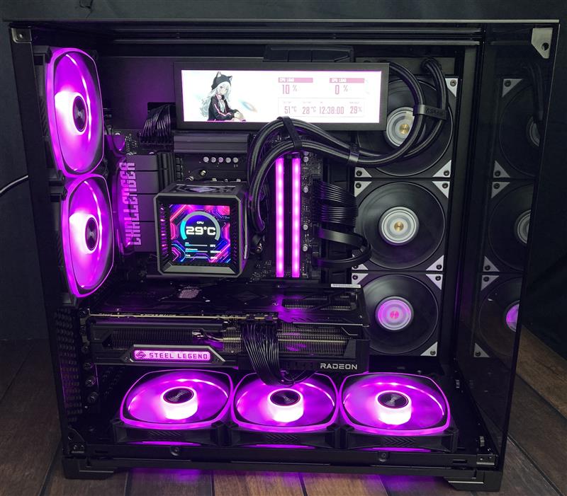 dospara_nanba's tweet image. 【🆕展示PC紹介】
#ASRock 製 MB+GPU+水冷クーラーを使用しライティングも統一✨

デザイン良し！⭕️
性能良し！⭕️

オリジナルPCのご相談はぜひドスパラなんば店まで！
気になる価格やスペックは写真2枚目をご参考に🤭
#ドスパラスタッフ #自作PC