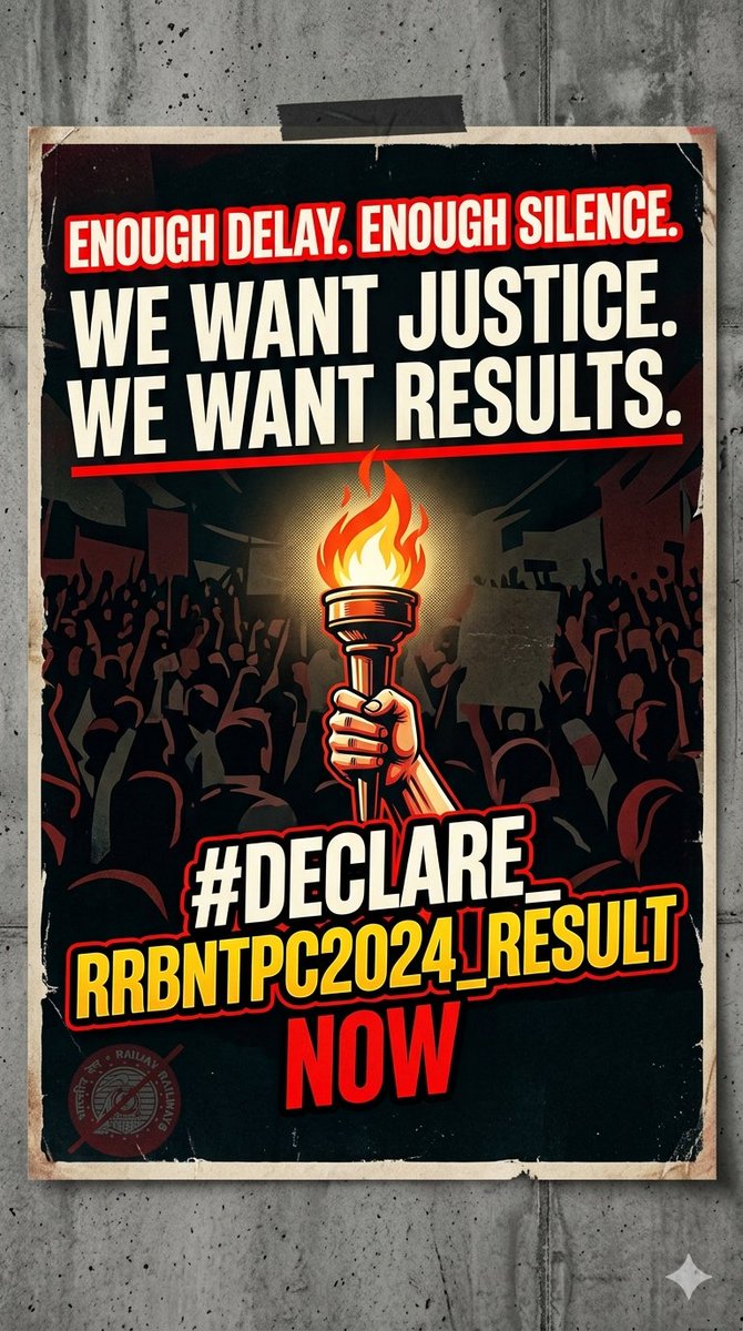 All_Exams_News's tweet photo. #declare_rrbntpc2024_result विनम्रता से प्रार्थना है कि RRB NTPC 2024 परीक्षा के परिणाम त्वरित रूप से घोषित हों. लाखों उम्मीदवार https://t.co/ldsPus6r74